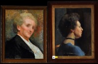 Lot 133 - Julia Dorothy Barnby ''Painting of a head from...