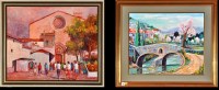 Lot 171 - P*** Alcina Continental landscape views signed...
