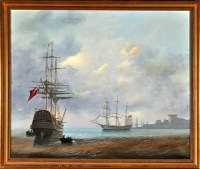 Lot 181 - Leonard Jones HMS Hawk and another British...