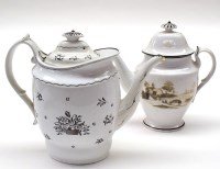 Lot 3 - A Herculaneun coffee pot, c.1810, black...