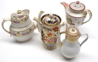 Lot 14 - Four early 19th Century coffee pots, various...