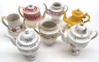 Lot 15 - Seven coffee pots.