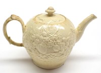 Lot 42 - A Staffordshire creamware basket pattern...