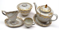 Lot 48 - Factory X part tea service, to include: teapot...