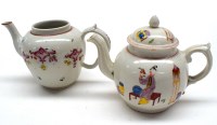 Lot 52 - A Plymouth hard paste globular teapot, c.1770,...