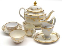 Lot 53 - Factory X part tea service, to include: teapot...