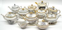 Lot 89 - Black and white painted early 19th Century...