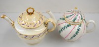 Lot 171 - A Chelsea Derby globular teapot, c.1775, hand...