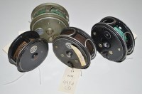 Lot 498A - A Jecta Mk. III, 3 3/4in. fly fishing reel; a...