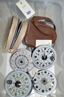 Lot 531 - Shakespeare 4 1/4in. salmon fly fishing reel,...