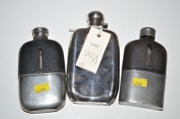 Lot 582A - A late 19th Century silver hip flask, by...
