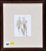 Lot 602 - Jonathan Trowell - two gentleman shooting,...