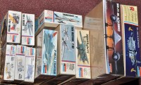 Lot 1047 - Monogram 1/72 scale model kits, including...