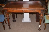 Lot 1748 - A late Georgian mahogany washstand, the...
