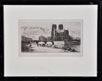 Lot 13 - Charles Meryon (French 1821-1868) ''The Apsed...
