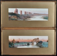 Lot 25 - Federico Schianchi (Italian 1858-1918) Views...