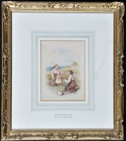 Lot 35 - Myles Birket Foster, RWS (1825-1899) ''On The...