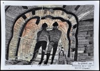 Lot 104 - Ron Gribbons (fl.1942-1991) Scenes of miners...