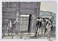 Lot 105 - Ron Gribbons (fl.1942-1991) Mining scenes at...