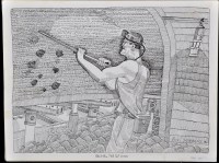 Lot 106 - Ron Gribbons (fl.1942-1991) ''Ragging the rip...