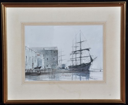 Lot 112 - Peter Cecil Knox (b.1942-) Sailing ship...