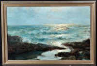 Lot 155 - John Falconar Slater (1857-1937) Waves...