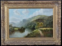 Lot 169 - L*** Richards (late 19th Century) A river...