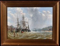 Lot 184 - Robert Jobling (1841-1923) ''Dane's Hole (on...