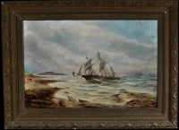 Lot 189 - Bernard Benedict Hemy (1845-1913) A ship...