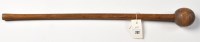 Lot 232 - A Fijian throwing club, I Ula Drisia, with...