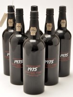 Lot 262 - Six bottles of Cockburn's Vintage Port, 1975.