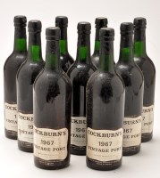 Lot 263 - Nine bottles of Cockburn's Vintage Port, 1967.