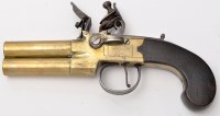 Lot 344 - A 19th Century double barreled flintlock...