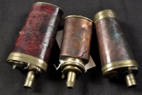 Lot 363 - Three 19th Century double compartment shot and...