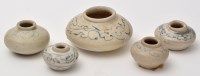 Lot 527 - Five Chinese blue and white washers, shoulders...