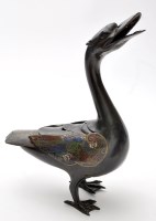 Lot 594 - Chinese part cloisonne bronze mythological...
