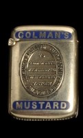 Lot 772 - A Coleman's Mustard novelty vesta case,...