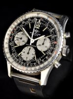 Lot 843 - Breitling Navitimer: a gentleman's stainless...