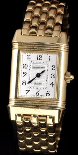 Lot 847 - Jaeger LeCoultre Reverso: a lady's diamond set...