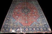 Lot 1014 - A Tabriz carpet, with central medallion...