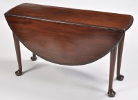 Lot 1163 - An early George III mahogany drop-leaf dining...