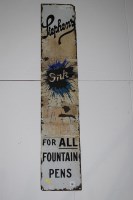 Lot 26 - 'Stephens' Ink For All Fountain Pens' enamel...