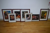 Lot 41 - Seven advertising cards for Wedgewood...