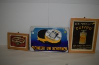 Lot 58 - 'Alle Kleuren Boor Polish' enamel advertising...
