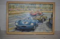 Lot 103 - Lawrence Bold De Haughton Oil on Canvas, Dark...