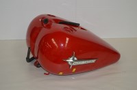 Lot 106 - A pair of Harley Davison gas tanks, coloured...