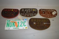 Lot 108 - Four mid 20th Century cast iron carriage...