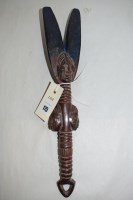 Lot 175 - A West African Yoruba Shango Janus carved...