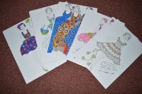 Lot 247 - Thirty original fashion drawings, by Rosalind...