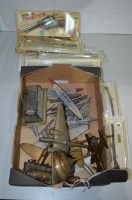 Lot 328 - Cast metal battleships; cast metal aircraft...